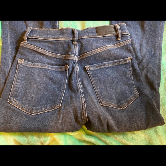 New With Tags Express Boot-Cut High Medium Wash - Picture 3 of 5